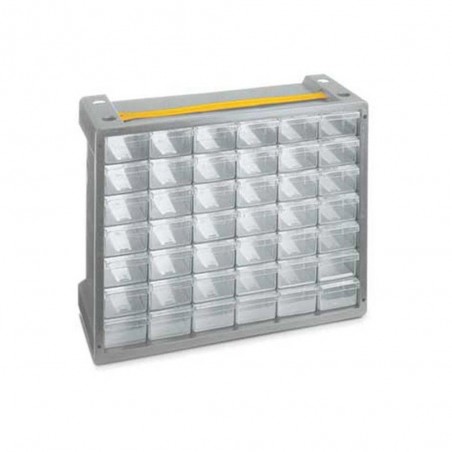 Casier à Vis plastique 42 tiroirs H. 32.5 X L. 40.5 X p. 15 cm