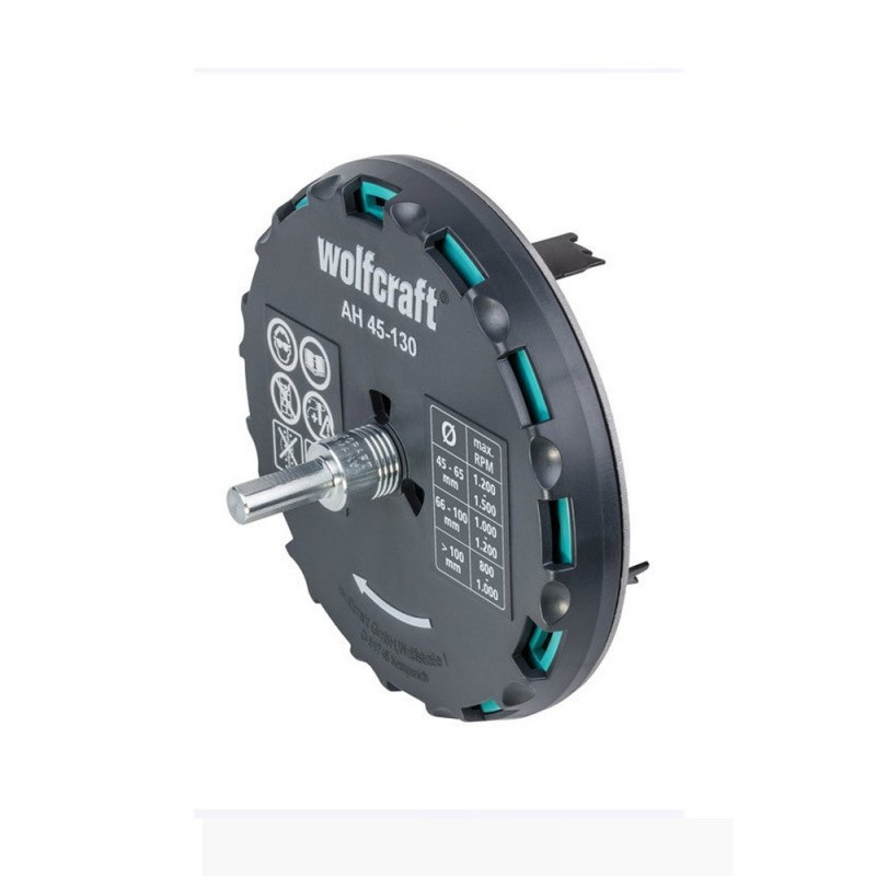 Trépan AH réglableQueue 3 pans diam.40 - 130 mm