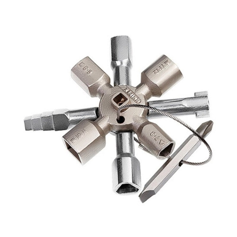 Clé en croix universelle croix KNIPEX twinkey