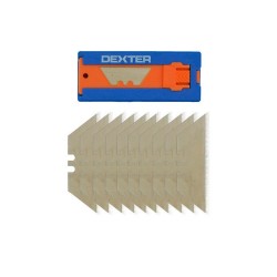 Lot de 10 lames de cutter trapèze