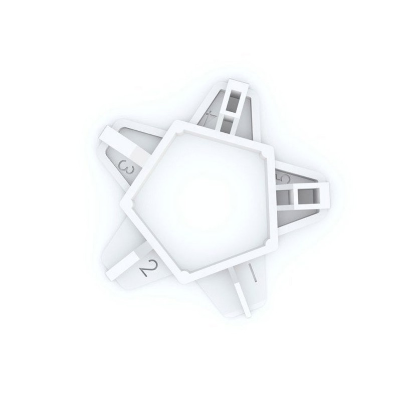 Lot de 250 croisillons T reutilisable multi taille