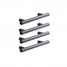 Poignée Sara 128mmnoir uni mat Lot de 4
