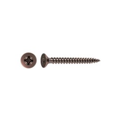 Lot de 12 Vis acier tête Fraisée diam.4 mm X L.30 mm