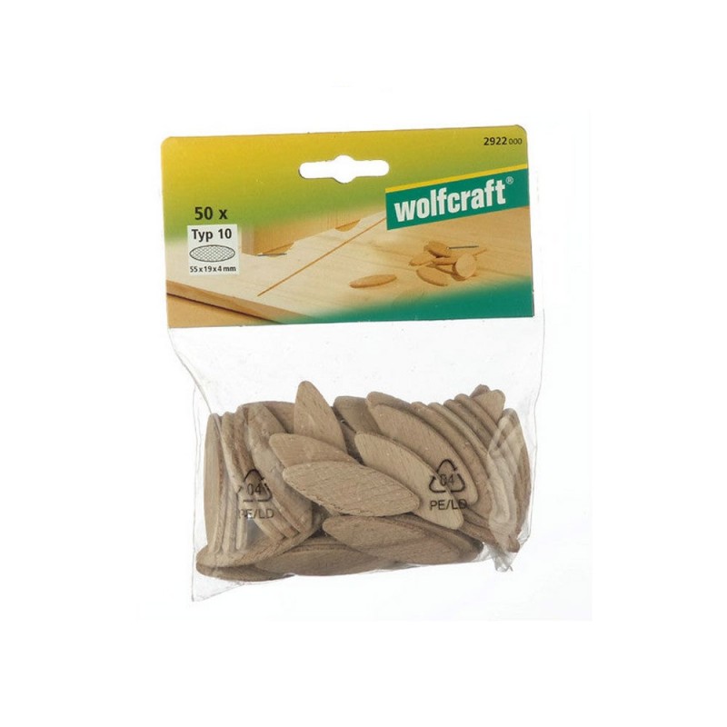 Lot de 50 chevilles type Lamello n°10