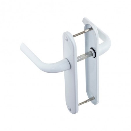 2 poignées de porte etoile sans troualuminium entraxe 165 mm