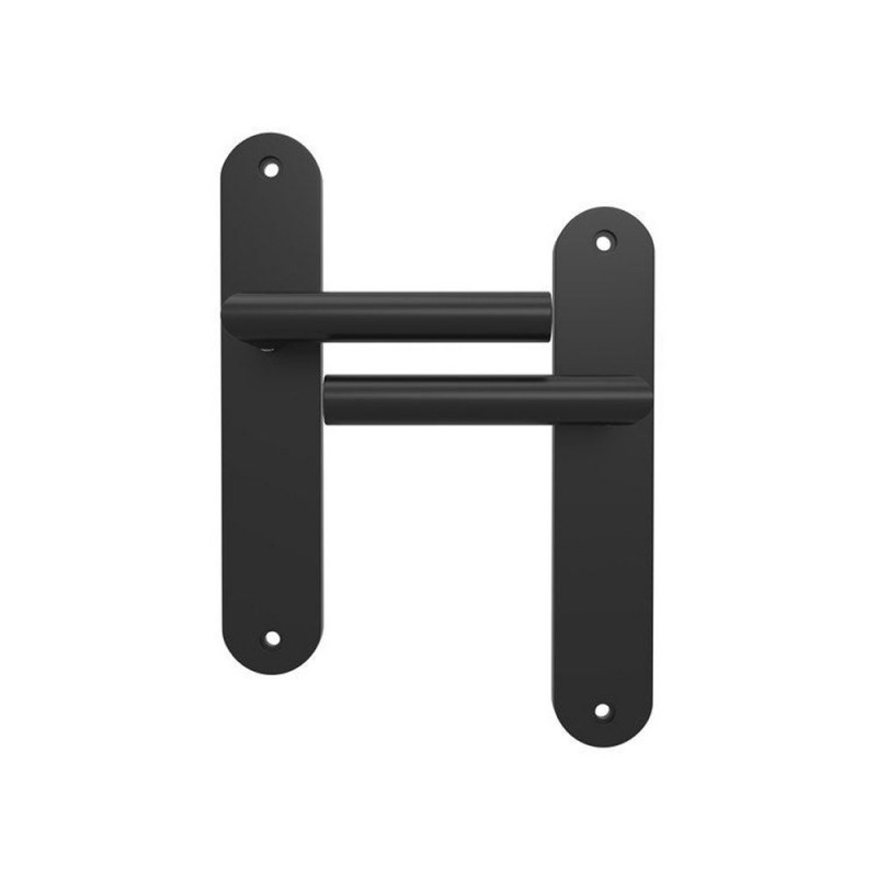 2 poignées de porte sans trouinox entraxe 195 mm