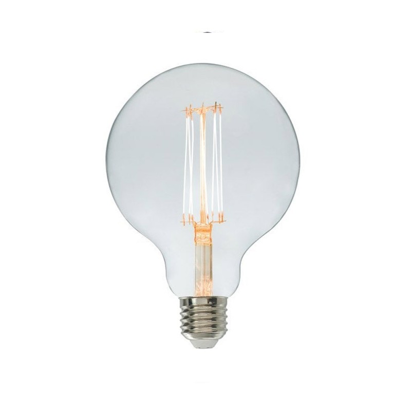 Ampoule led décorativeglobe 125mm e27 500lm blanc chaud