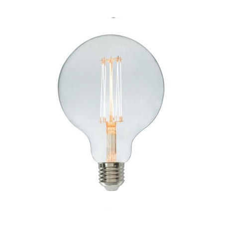 Ampoule led décorativeglobe 125mm e27 500lm blanc chaud