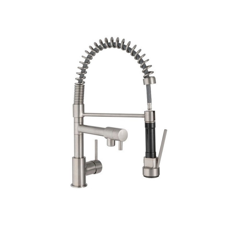 Robinet mitigeur de cuisine avec douchette chromé DELINIA ALAIN -  - meilleure qualité