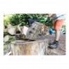 Fendeur de bûches peint manche en fibre de verre 1.8 kg