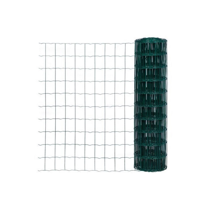 Grillage Superclos plus vert maille 100 x 50 mm diam. 2.5 mm H. 0.80 x L. 10 m