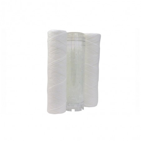 Lot de 2 + 1 cartouches pour station antitartre et antisédiment