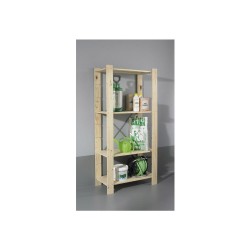 Etagère en pin 4 tablettesL.82 X l.40 X H.170 cm