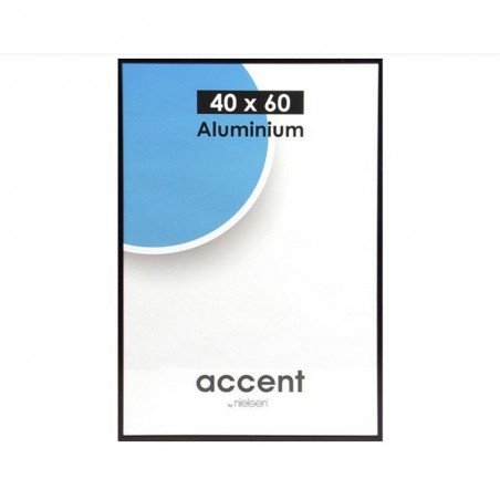 Cadre photo accent 40x60cm noir - meilleure qualité