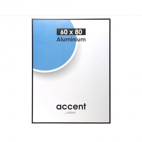 Cadre photo accent 60x80cm noir - meilleure qualité