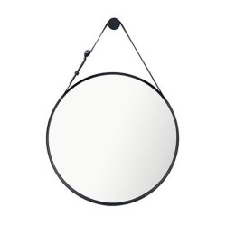 Miroir barbier 57 cm noir -  - meilleure qualité
