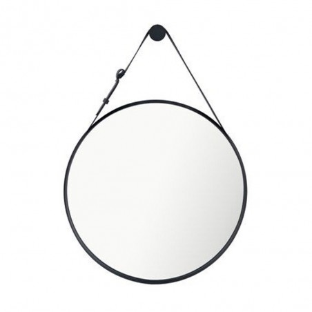 Miroir barbier 57 cm noir -  - meilleure qualité