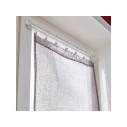 Barre de vitrage cosy blanc brossé