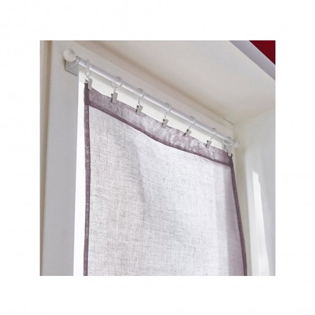 Barre de vitrage cosy blanc brossé