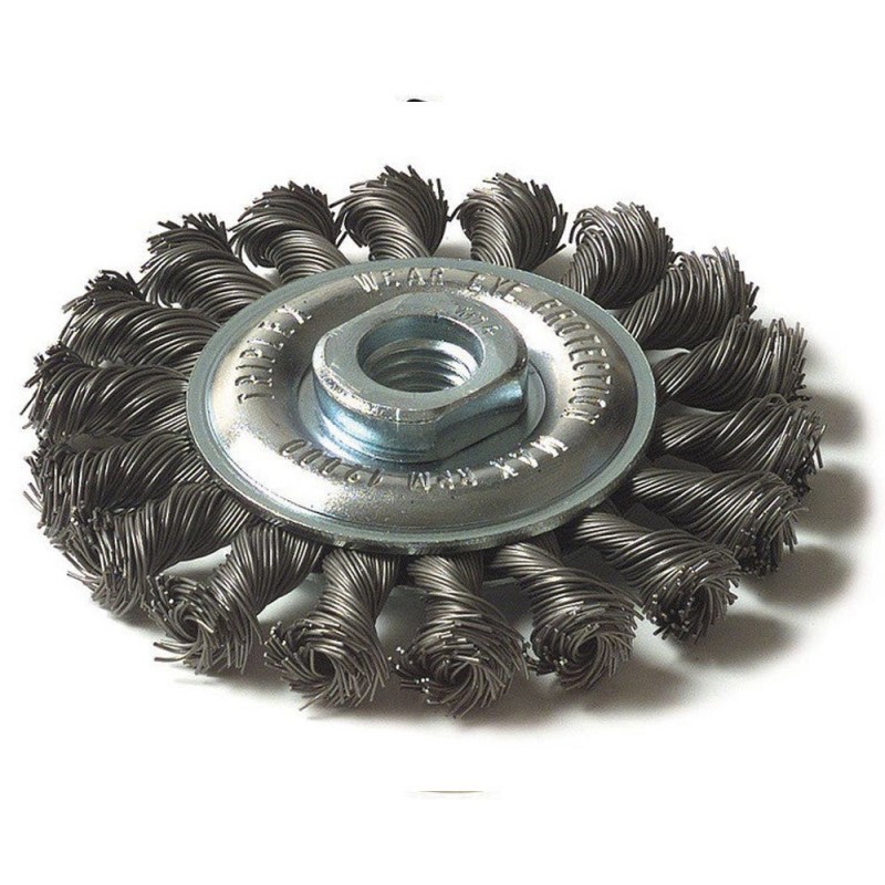 Brosse circulaire meuleuse pour métaldiam.95 mm