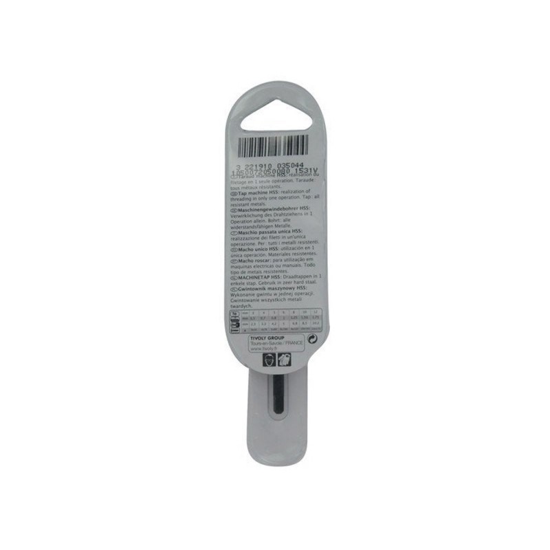 Taraud machine hss diam.5 x 80 mm