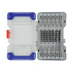 Lot de 53 embouts de vissage et 1 porte embout magnétique