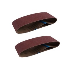 Lot de 2 bandes abrasives100 X 610 mm Grains 80