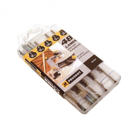 Lot de 48 Lames Universelles coupe multiusage peugeot pour Scie à chantourner