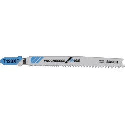 Lot de 2 lames coupe rapide et Grossière bosch t123X pour métal épais