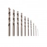 Lot de 10 forets métalliques diam.1 à10 mm