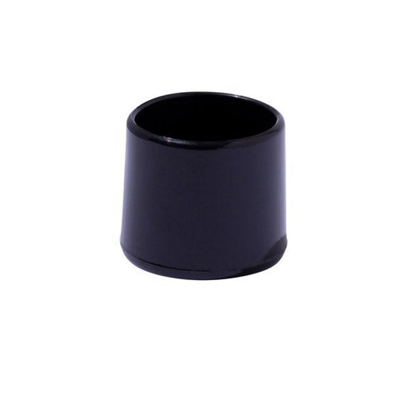 Lot de 4 embouts enveloppant plastiquenoir 22mm