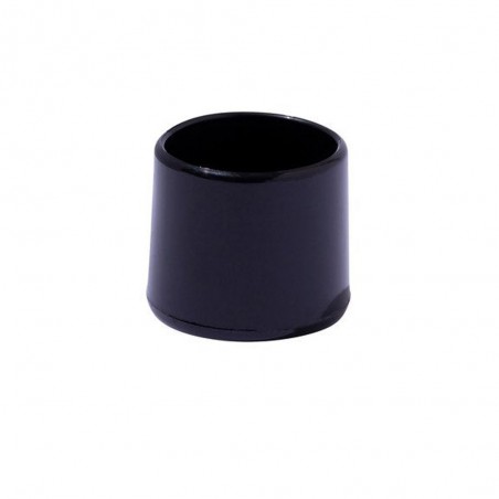 Lot de 4 embouts enveloppant plastiquenoir 22mm