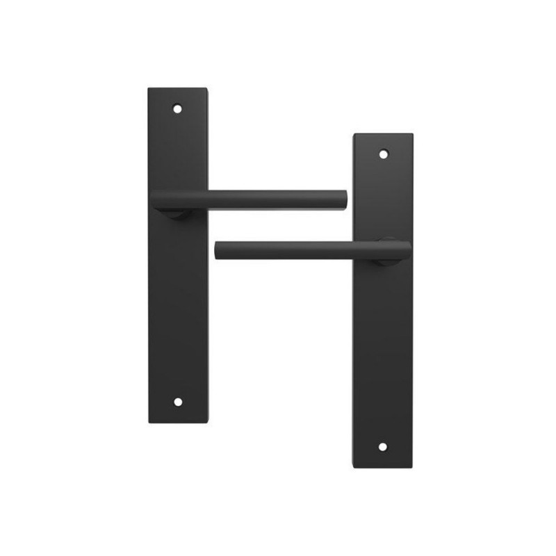 2 poignées de porte sans troualuminium entraxe 195 mm