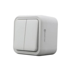 Double interrupteur va et vient auto trail gris