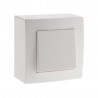Interrupteur va-et-vient complet saillie presto10 a blanc