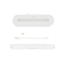 Réglette de placard led àdétection rechargeable USB dudo L. 15 cm