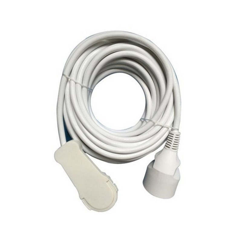 Rallonge electrique menager avec terre HO5VVF blanc 6m