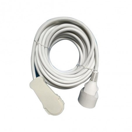 Rallonge electrique menager avec terre HO5VVF blanc 6m