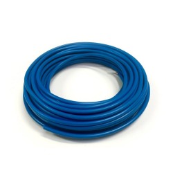 Fil électrique 6 mmÂ² H07Vr en couronne de 10M bleu
