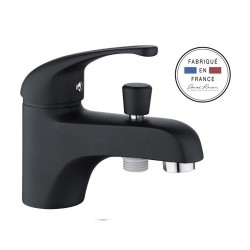 Mitigeur monotrou de baignoire noir Fira -  - meilleure qualité