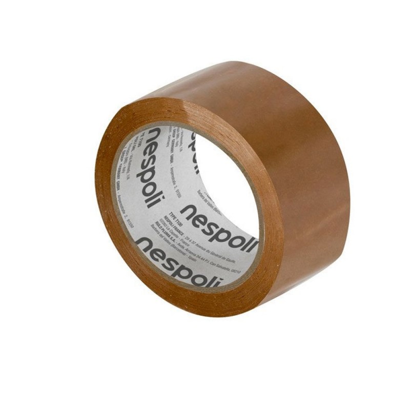 Ruban adhesif d'emballage marron nESPOLI 50mm X 66M -  - meilleure qualité