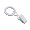 Anneaux et crochets Barre de vitrage clip 9 mm métal blanc mat -  - meilleure qualité