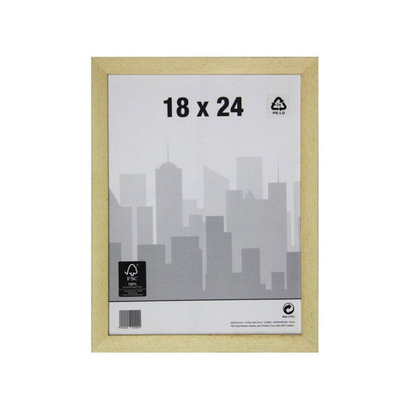Cadre brut 24x18 cm  bois naturel - meilleure qualité