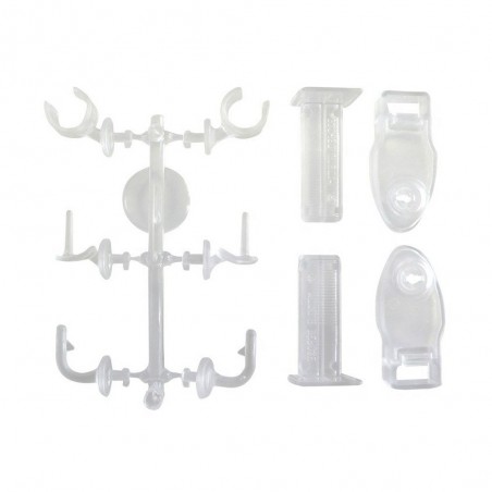 Lot de 2 Supports autoserrant barre de Vitrage