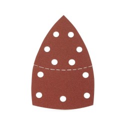 Lot de 10 patins abrasifs102X152 mm Grains 120