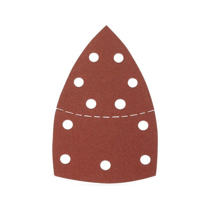 Lot de 10 patins abrasifs102X152 mm Grains 120