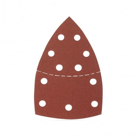 Lot de 10 patins abrasifs102X152 mm Grains 120