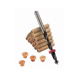Kit centreurs forets tourillons diam.10 mm