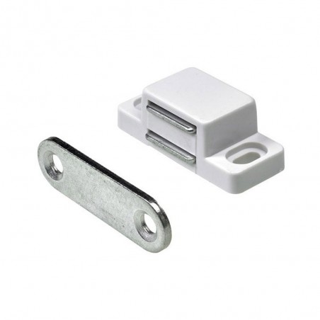 Lot de 4 loqueteaux magnétique acierL.35 x l.15 mm