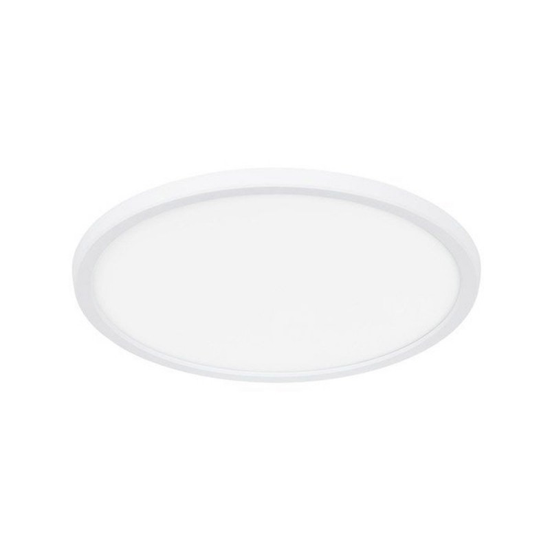 Plafonnier SDB design blanc led intégréeLano d.29.4 cm